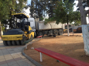  بالصور: جمعية الهدى تنتهي من تعبيد ملعب مدرسة الهدى الأهلية بالرملة